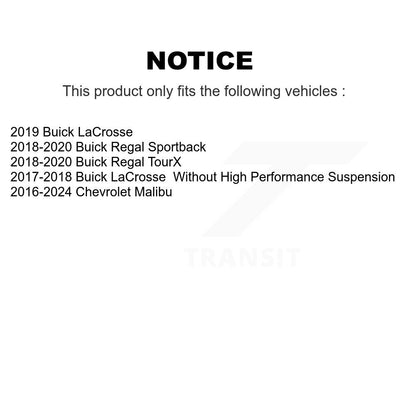 Kit de lien de barre stabilisatrice de Suspension avant droite pour Chevrolet Malibu Buick Regal