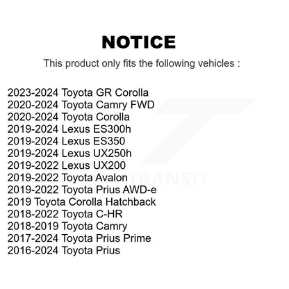 Kit de liaison de barre stabilisatrice de Suspension arrière, pour Toyota Corolla Camry C-HR Prius GR