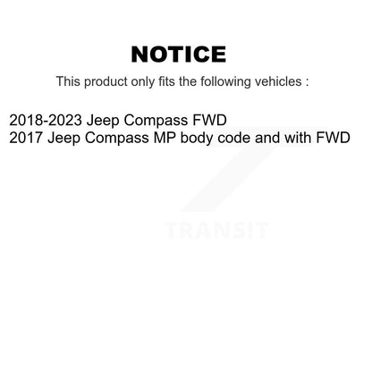 Kit de liaison de barre de stabilisation de suspension arrière pour Compass Jeep TOR-K750930