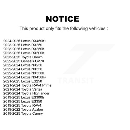 Kit de liaison de barre de stabilisation de suspension avant pour Toyota RAV4 Camry Highlander Lexus