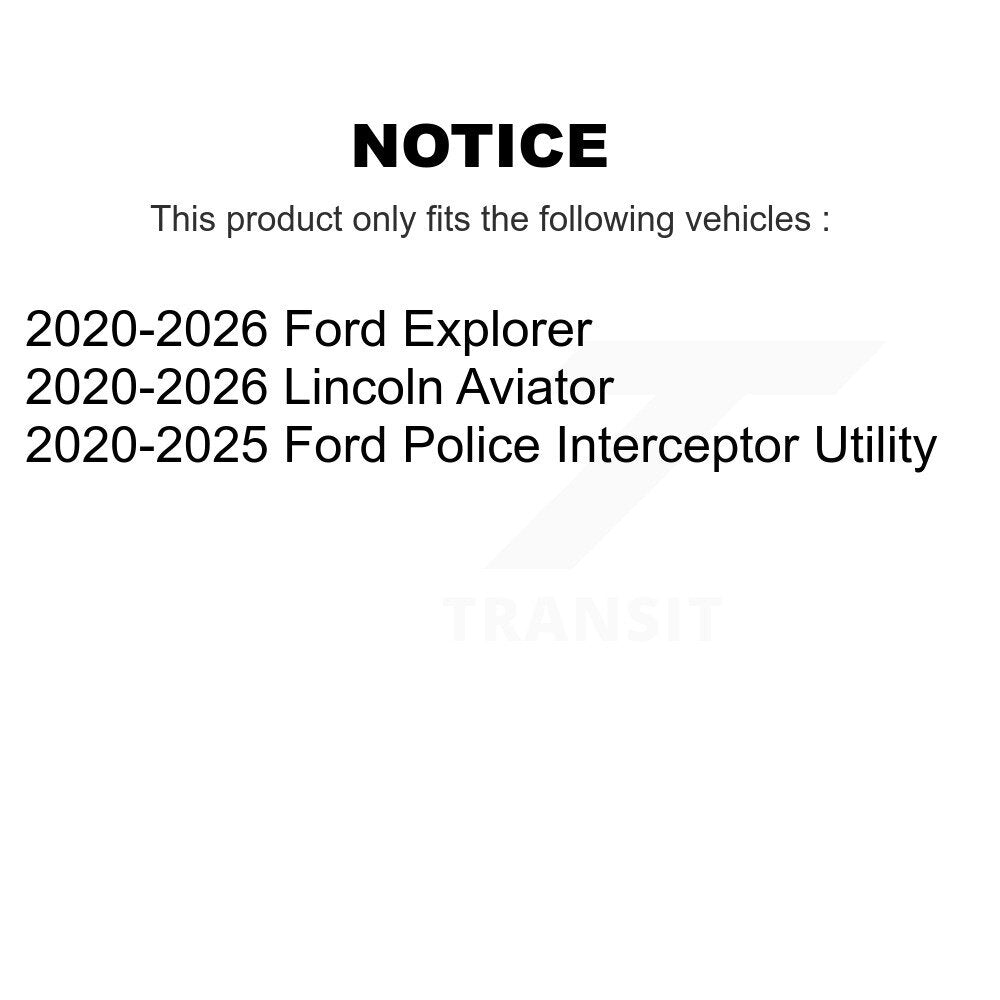 Kit de liaison de barre de stabilisation de suspension arrière gauche pour Ford Explorer