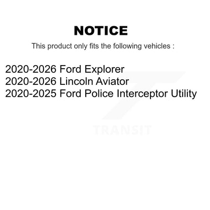Kit de liaison de barre de stabilisation de suspension arrière gauche pour Ford Explorer