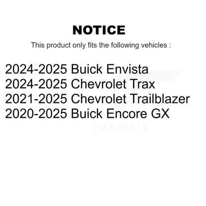 Kit de liaison de barre de stabilisation de suspension avant gauche pour Chevrolet Buick Trailblazer GX