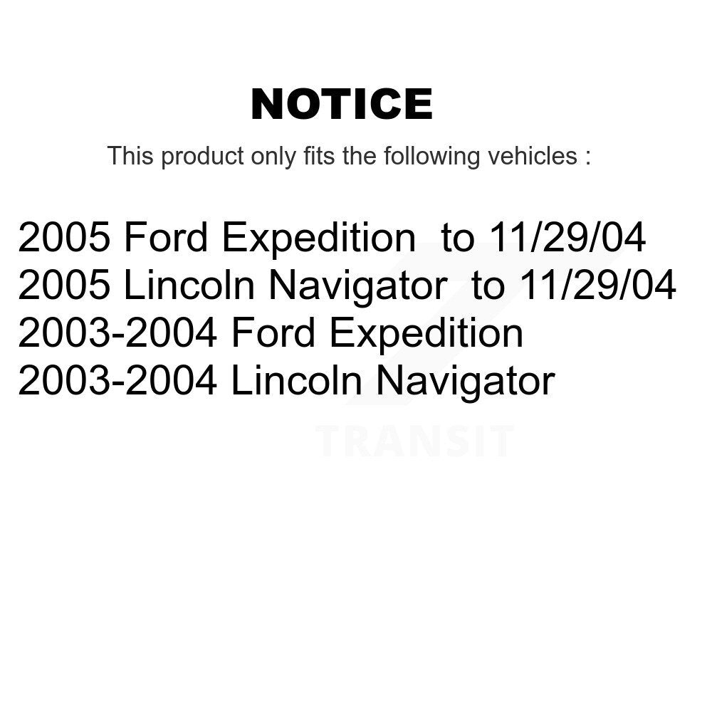 Kit de liaison de barre stabilisatrice de Suspension avant, pour Ford Expedition Lincoln Navigator