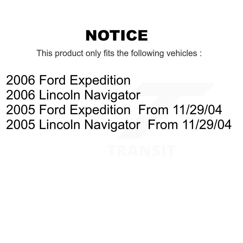 Kit de liaison de barre stabilisatrice de Suspension avant, pour Ford Expedition Lincoln Navigator