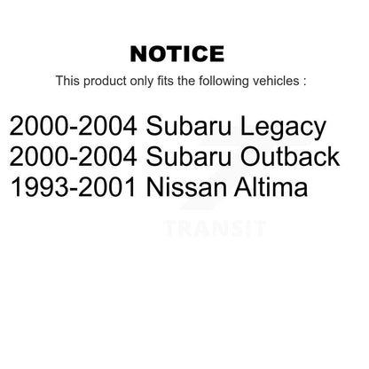 Kit de liaison de barre stabilisatrice de Suspension arrière, pour Subaru Outback Legacy Nissan Altima