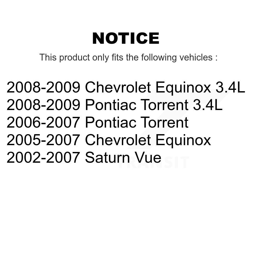 Kit de liaison de barre stabilisatrice de Suspension avant droite, pour Chevrolet Equinox Pontiac Vu