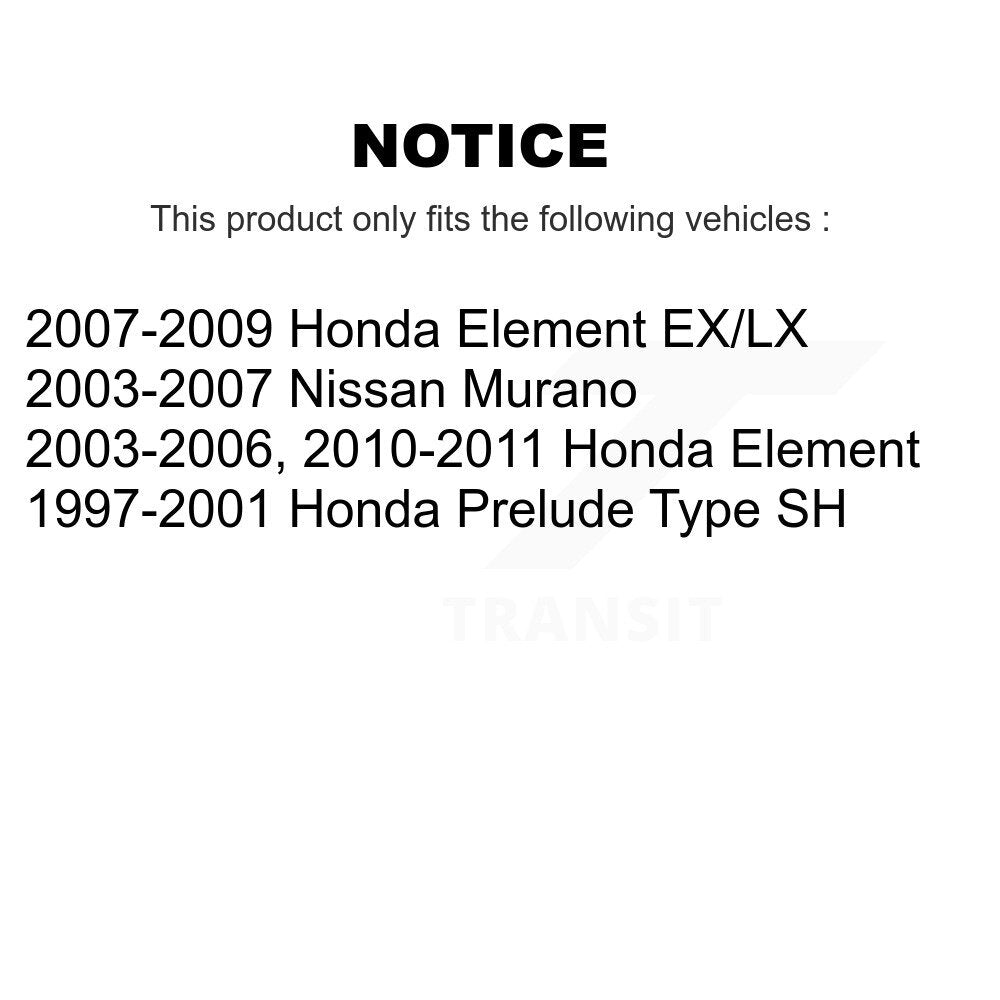 Kit de lien de barre stabilisatrice de Suspension pour Honda Element Nissan Murano Prelude