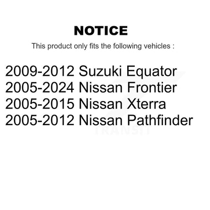 Kit de lien de barre stabilisatrice de Suspension avant droite pour Nissan Frontier Pathfinder