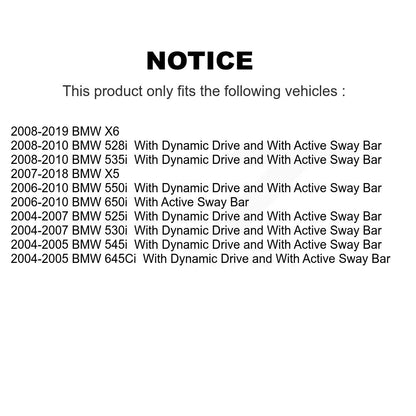 Kit de liaison de barre stabilisatrice de Suspension arrière, pour BMW X5 X6 530i 650i 525i 645Ci 528i