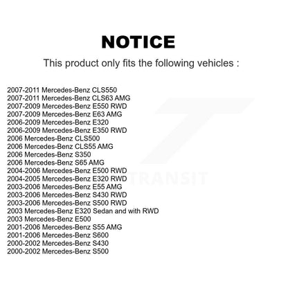 Kit de lien de barre stabilisatrice de Suspension avant droite pour Mercedes-Benz E320 E350 S430