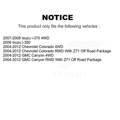 Kit de liaison de barre stabilisatrice de Suspension avant droite, pour Chevrolet Colorado GMC Canyo