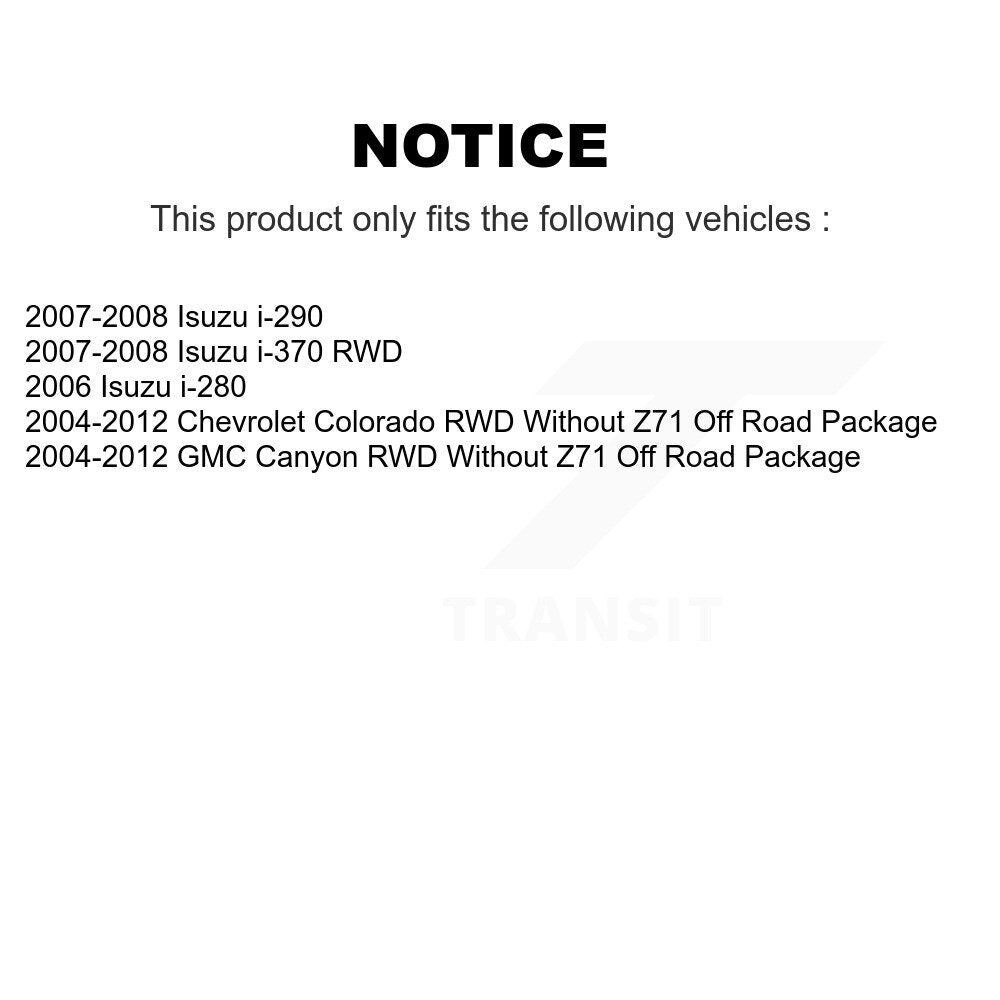 Kit de liaison de barre stabilisatrice de Suspension avant, pour Chevrolet Colorado GMC Canyon Isuz