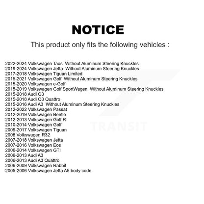 Rotule de Suspension inférieure avant droite, pour Volkswagen Jetta Golf Tiguan Taos Q