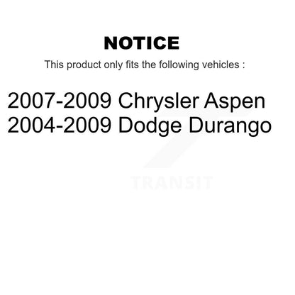 Kit de liaison de barre stabilisatrice de Suspension arrière, pour Dodge Durango Chrysler Aspen