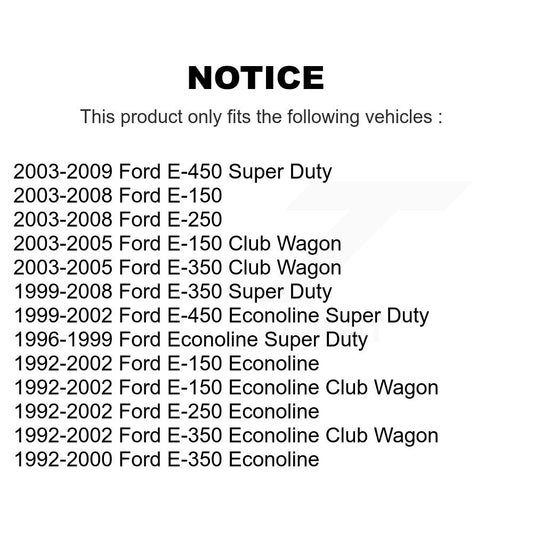 Bague de barre stabilisatrice de Suspension avant à essieu, pour Ford E-350 Super Duty E-250