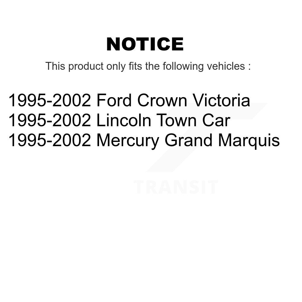 Rotule de Suspension supérieure avant pour voiture de ville Mercury Grand Marquis Lincoln