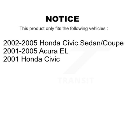 Kit de liaison de barre stabilisatrice de Suspension arrière gauche, pour Honda Civic Acura EL TOR-K9045