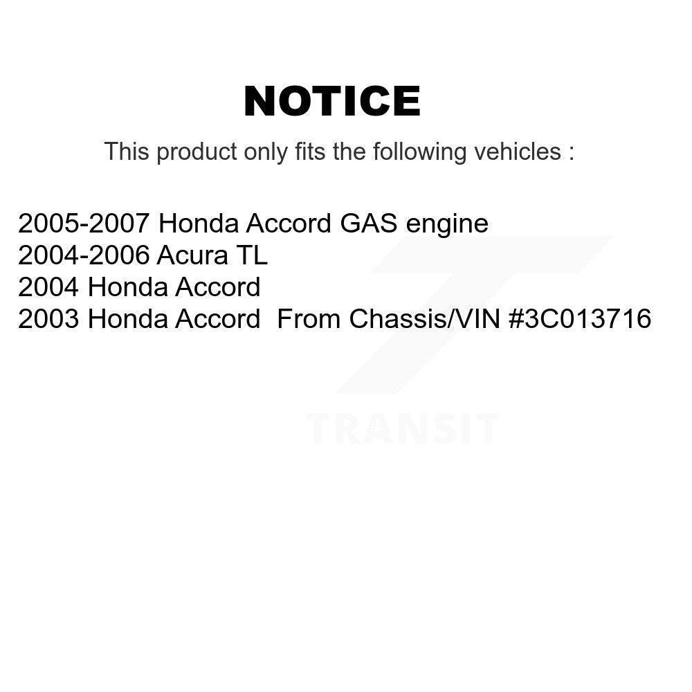 Kit de liaison de barre stabilisatrice de Suspension avant droite, pour Honda Accord Acura TL