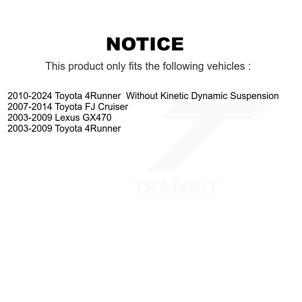 Kit de lien de barre stabilisatrice de Suspension avant droite pour Toyota 4Runner FJ Cruiser