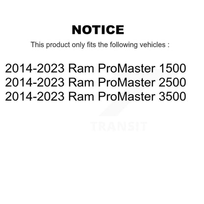 Kit de liaison de barre stabilisatrice de Suspension avant, pour Ram ProMaster 2500 3500 1500