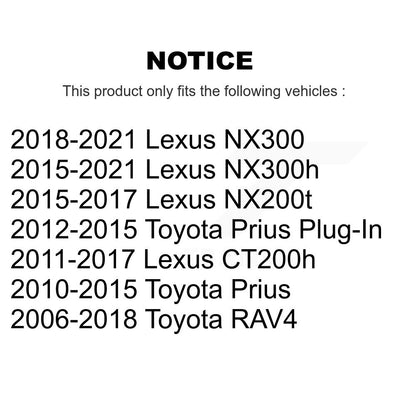 Douille de bras de commande de Suspension avant et arrière, pour Toyota RAV4 Lexus NX300